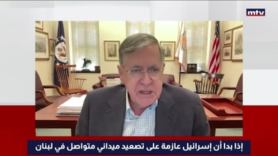 السفير الأميركي الأسبق لدى لبنان