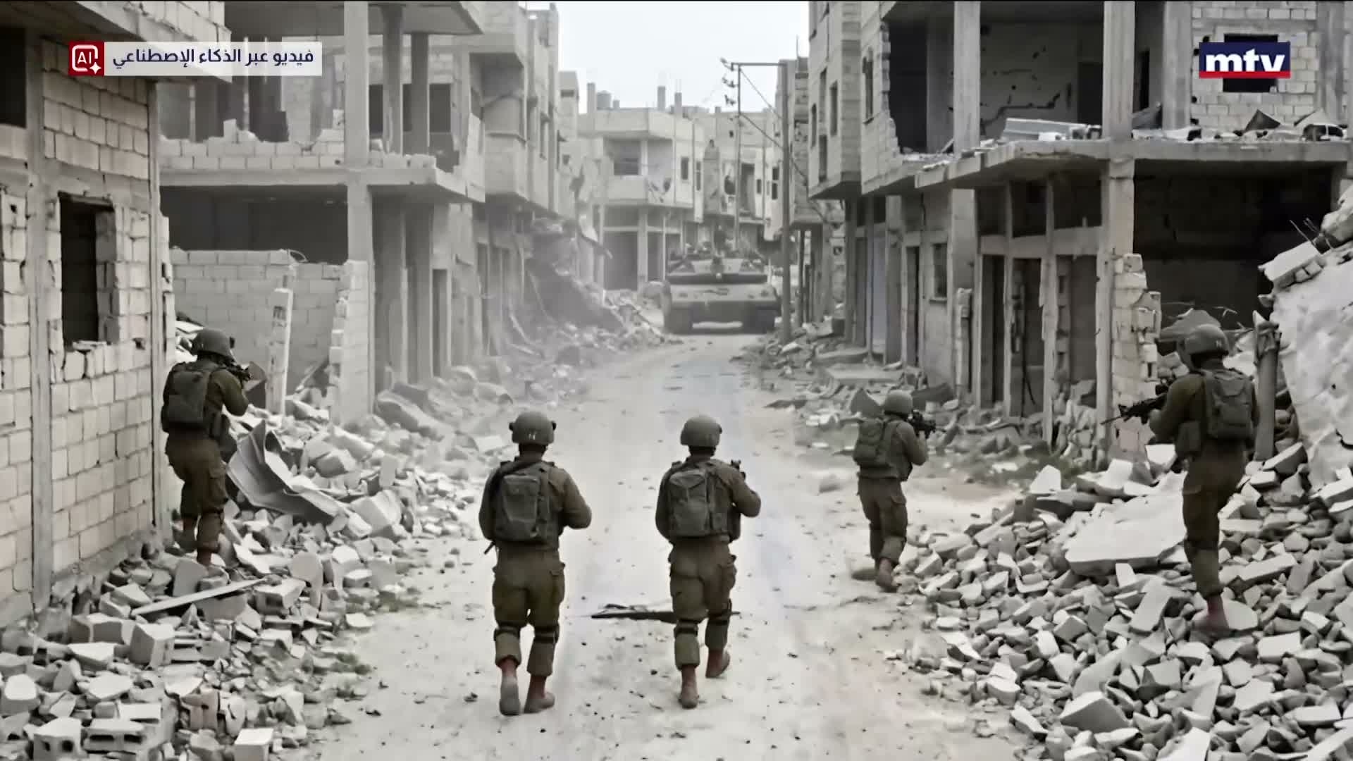 كيف يصوّر الذكاءُ الإصطناعي تنفيذَ الجيش الاسرائيلي عمليّاتِه العسكرية في الجنوب