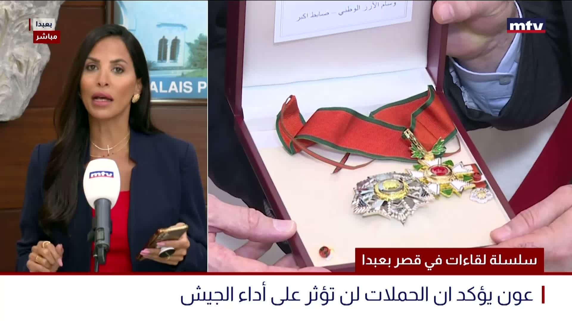 سلسلة لقاءات في قصر بعبدا