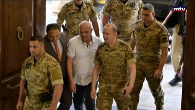 قائد الجيش في عين التينة