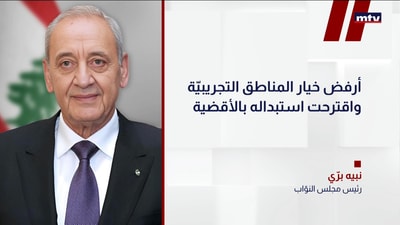 برّي: أرفض خيار المناطق التجريبيّة واقترحت استبداله بالأقضية