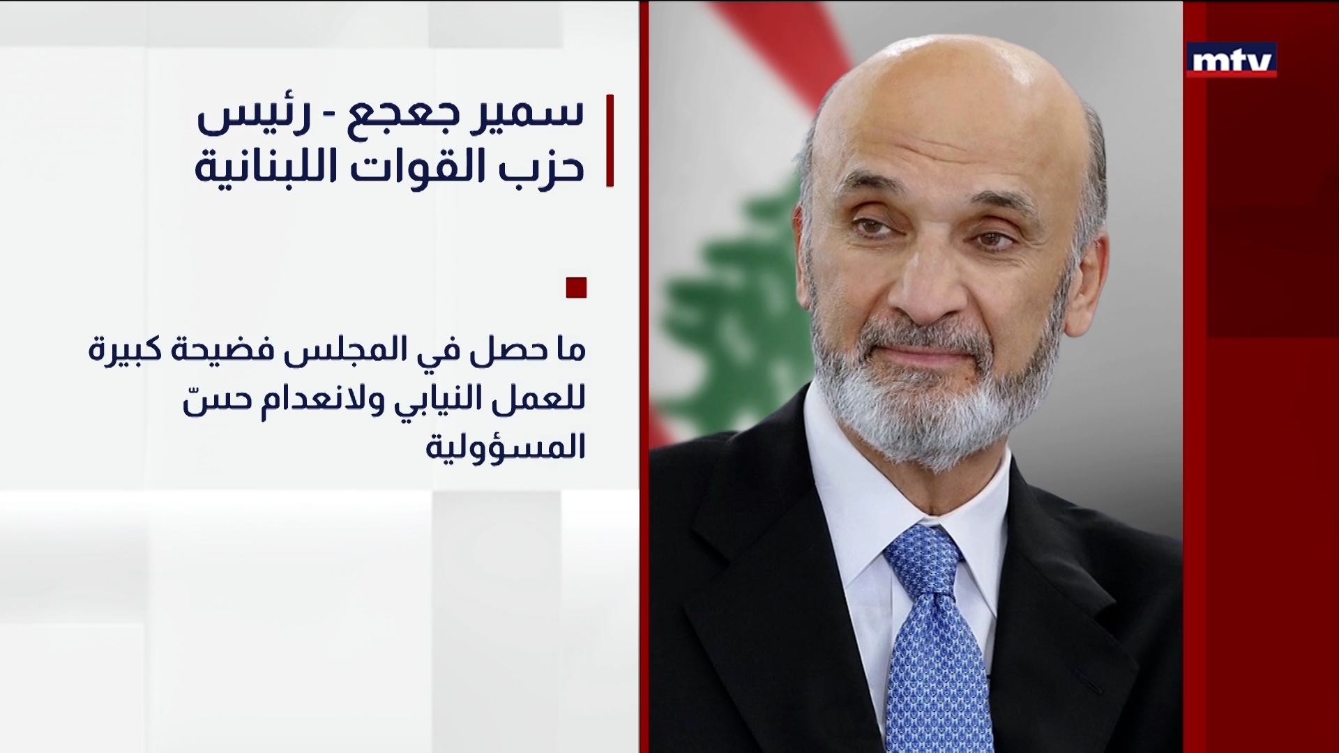 سمير جعجع - رئيس حزب القوات اللبنانية