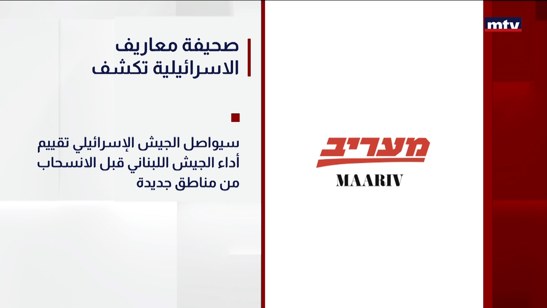 صحيفة معاريف الاسرائيلية تكشف
