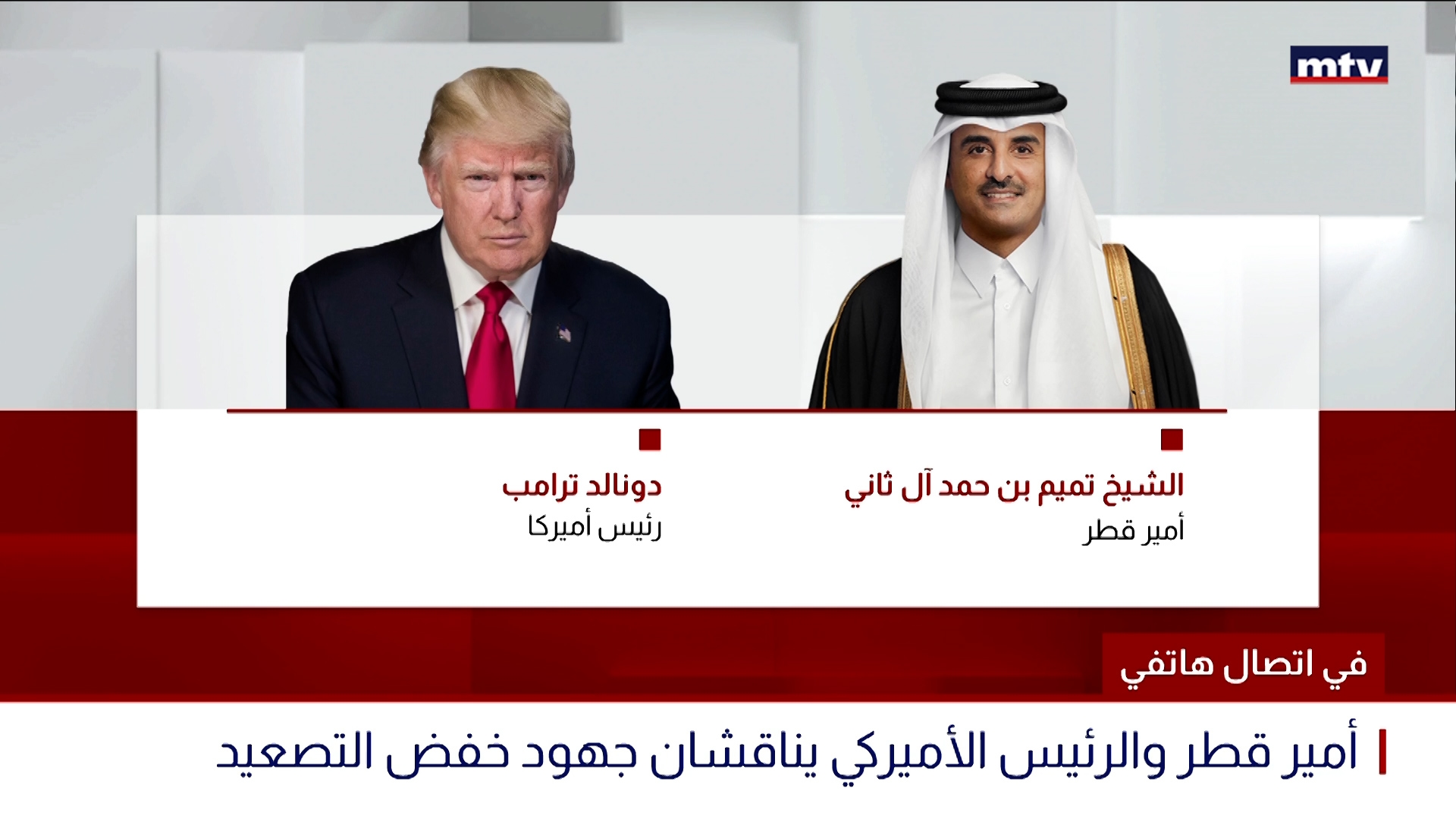 في اتصال هاتفي