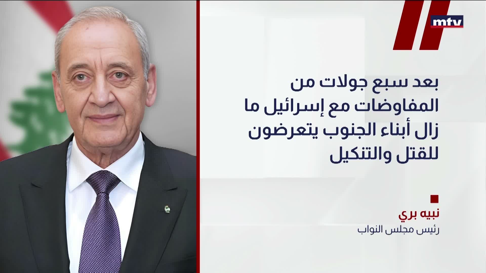 رئيس مجلس النواب نبيه بري