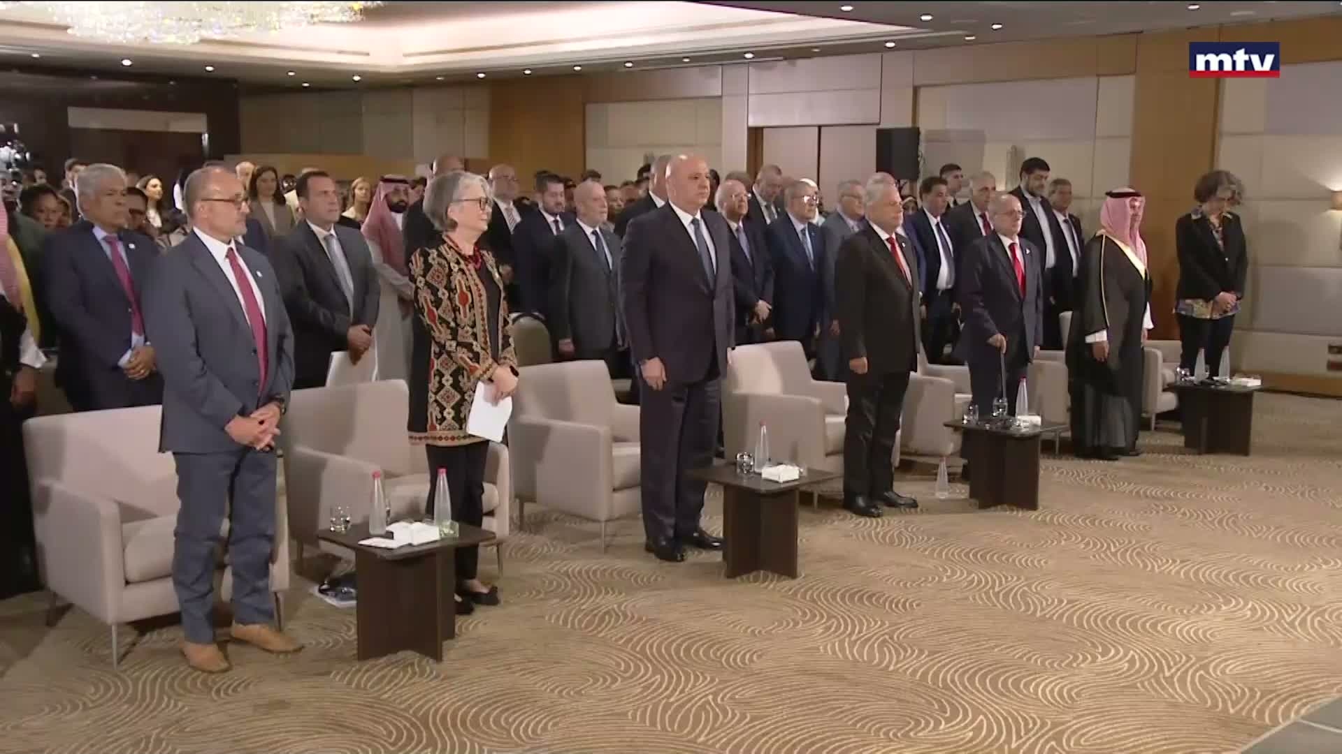 وضع حجر الأساس لمشروع بناء مساكن تعاضد الرتباء والأفراد