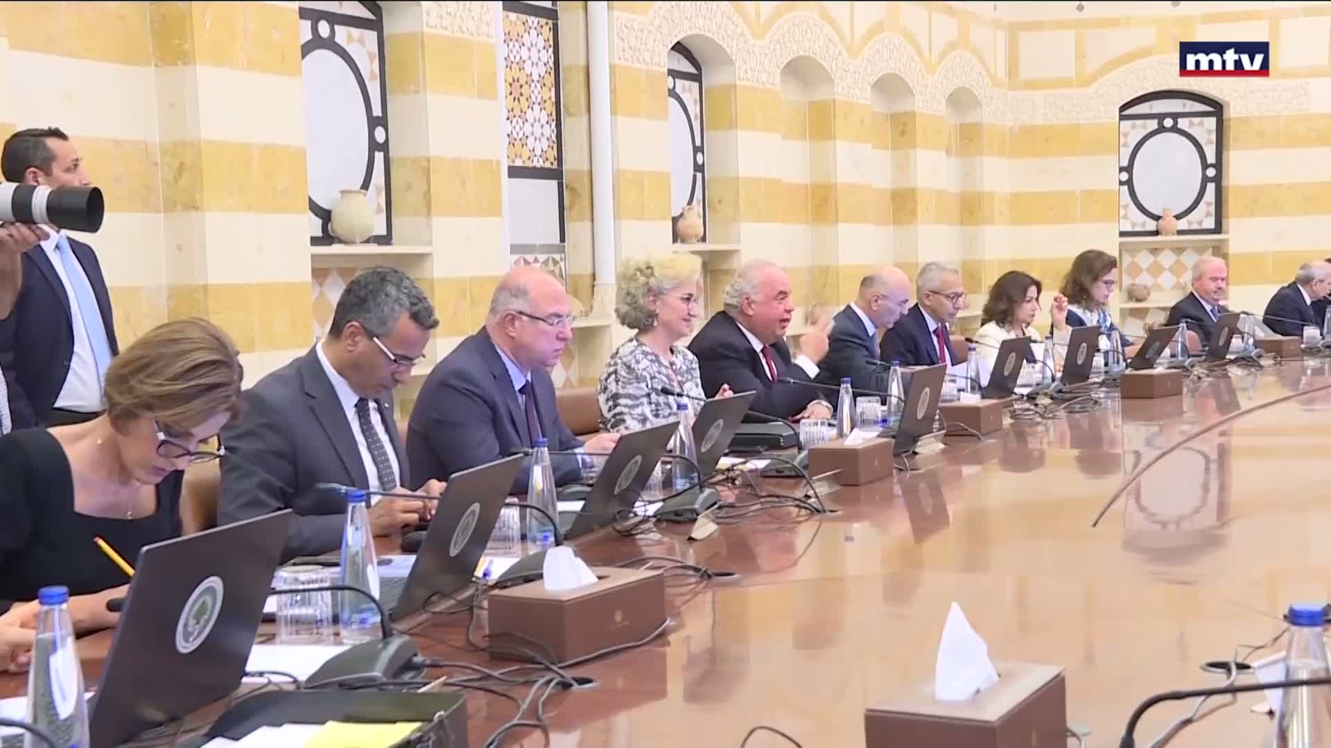 جلسة حكومية في بعبدا