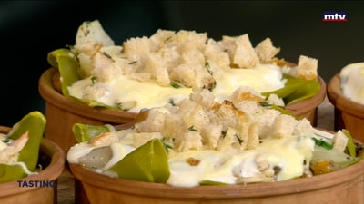 Lasagna with truffle