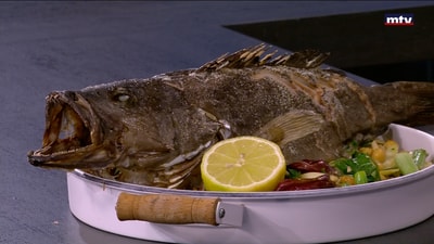 Freekeh with fish