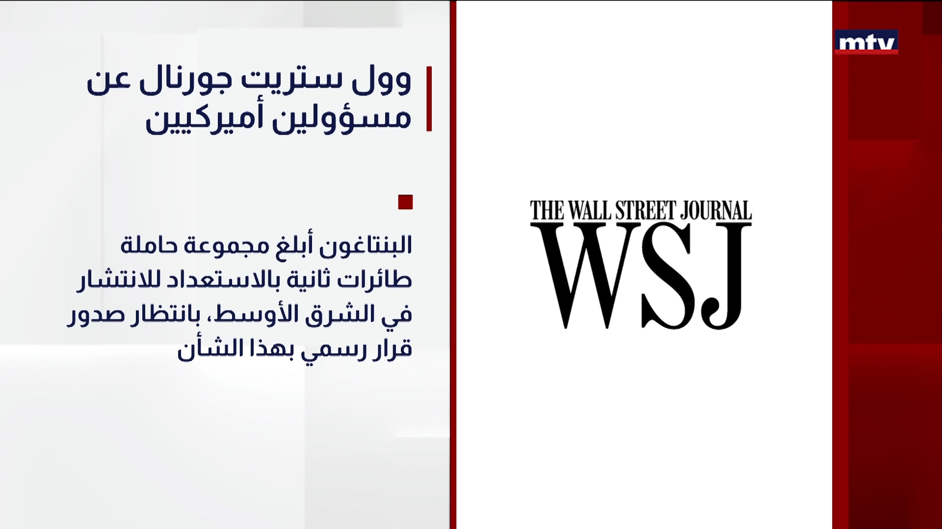 وول ستريت جورنال عن مسؤولين أميركيين