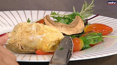 Chicken with boletus