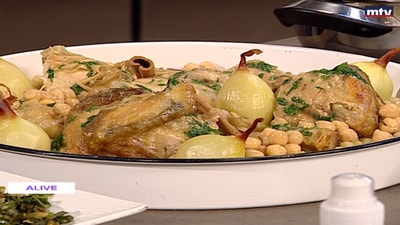 Moghrabieh With Chicken