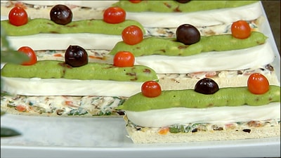 Akawi cheese and grilled vegetables