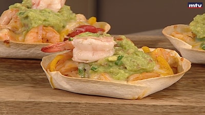 Quesadilla prawns