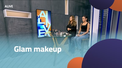 Glam makeup