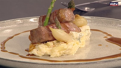 Beef with Parma ham