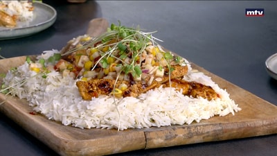 Chicken with parmesan sauce