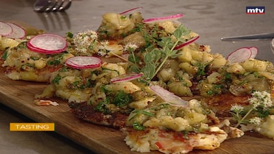 Potatoes and feta