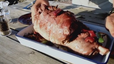 Lamb Shoulder With Cherry