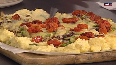 Gratin potatoes with mushrooms