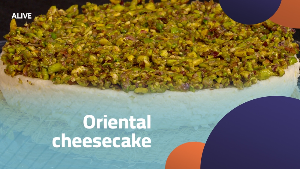 Oriental cheesecake