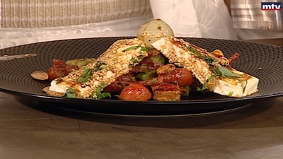 Grilled Halloumi And Potatos