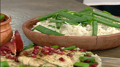 Chicken with rice and yoghurt