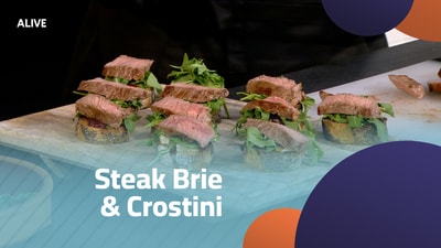 شريحة لحم بري وكروستيني