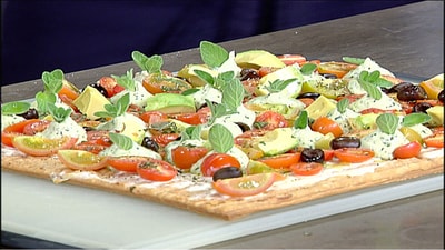 Goat cheese tart