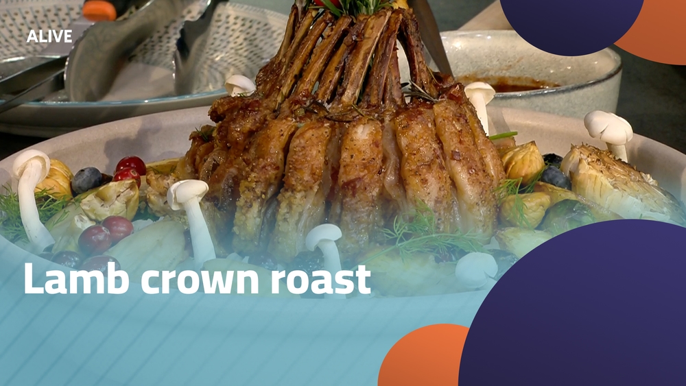 Lamb crown roast