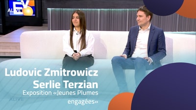Ludovic Zmitrowicz - Serlie Terzian - Exposition «Jeunes Plumes engagées»