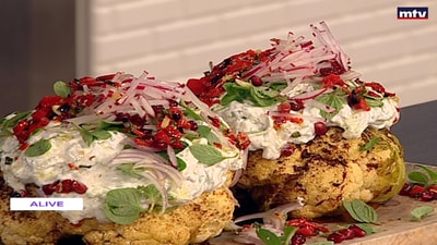 Cauliflower with yogurt
