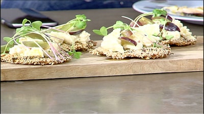 Freekeh with pulled fish