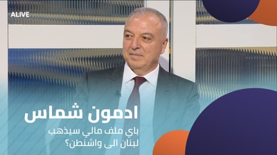 Edmond Chammas - Which financial file will Lebanon go to Washington on?