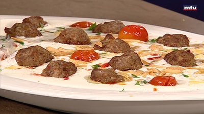 Kabab with yogurt