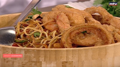 Crab Noodles With Shrimp