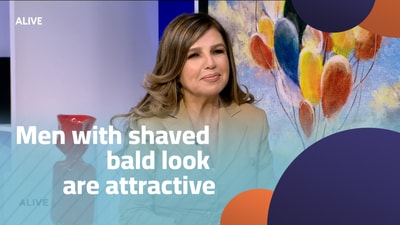 Men with shaved bald look are attractive
