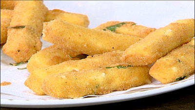 Eggplant and akkawi cheese
