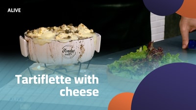 Tartiflette with cheese