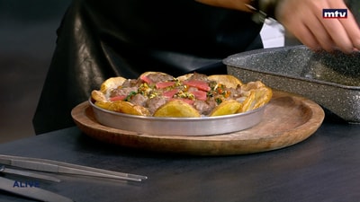 Kebab with tahini