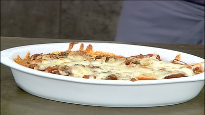 Eggplant with goat cheese