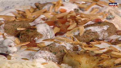 Kofta with yoghurt