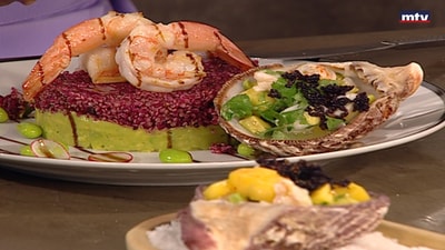 Shrimp quinoa salad