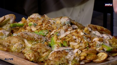 Chicken with seeb sauce