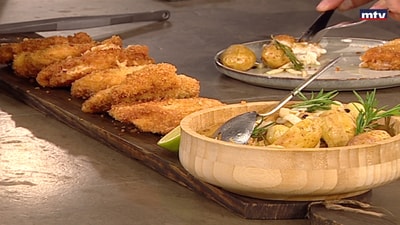 Escalope With Cheese And Turkey