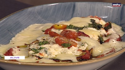 Eggplant with ricotta