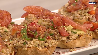 Freekeh Salad With Chanklich