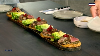 Fillet of duxelles