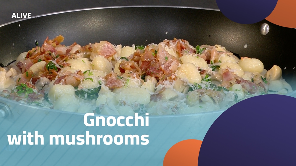 Gnocchi with mushrooms