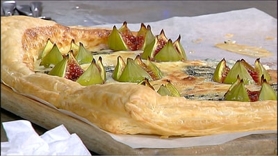 Feuillete with figs